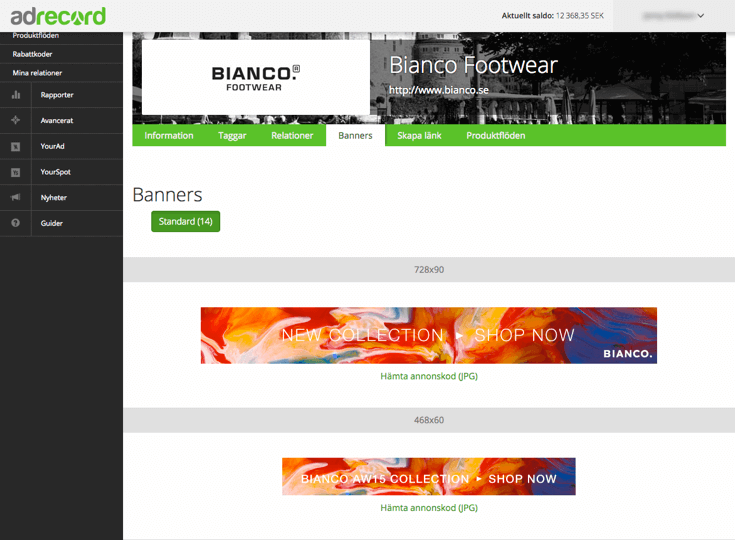 Affiliate - Banners