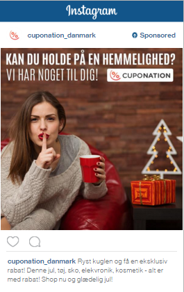 Instagramannonsering - Cuponation Danmark
